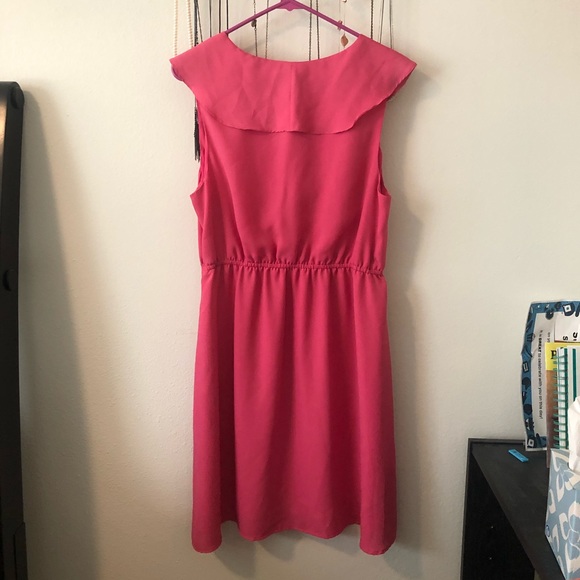 BCBGeneration Ruffles Pink Dress - Picture 2 of 5